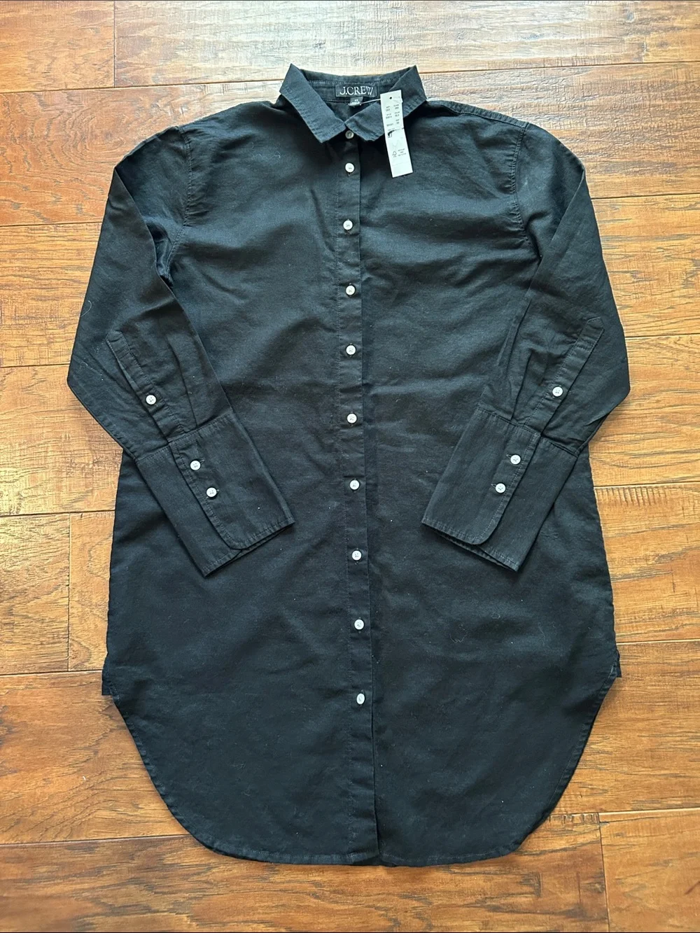 Relaxed-fit beach shirt in linen-cotton blend